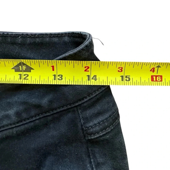 Cabi Style # 3189 Black Denim Jeans New Crop Straight Cropped 4 - Picture 8 of 12